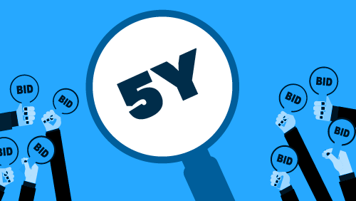 5-y Bond Auction Logo