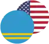 Aruban Florin / United States Dollar Logo