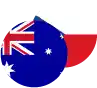 Australian Dollar / Czech Koruna Logo