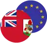 Bermudian Dollar / Euro Logo
