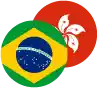 Brazilian Real / Hong Kong Dollar Logo