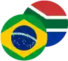 Brazilian Real / South African Rand Logo