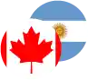 Canadian Dollar / Argentine Peso Logo
