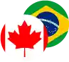 Canadian Dollar / Brazilian Real Logo