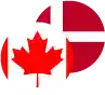 Canadian Dollar / Danish Krone Logo