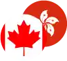 Canadian Dollar / Hong Kong Dollar Logo