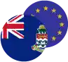 Cayman Islands Dollar / Euro Logo