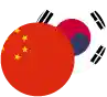 Chinese Yuan / South Korean Won Logo