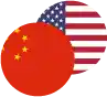 Chinese Yuan/United States Dollar Logo