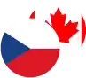 Czech Koruna / Canadian Dollar Logo