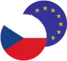 Czech Koruna / Euro Logo