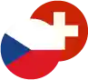 Czech Koruna / Swiss Franc Logo