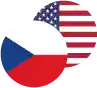 Czech koruna / United States dollar Logo