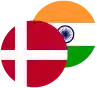 Danish Krone / Indian Rupee Logo