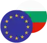 Euro / Bulgarian Lev Logo