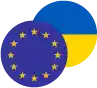 Euro / Ukrainian Hryvnia Logo