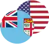 Fiji Dollar / United States Dollar Logo