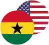 Ghanaian Cedi / United States Dollar Logo