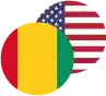 Guinean Franc / United States Dollar Logo