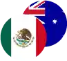 Mexican Peso/Australian Dollar Logo