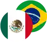 Mexican Peso / Brazilian Real Logo