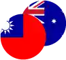 New Taiwan Dollar/Australian Dollar Logo