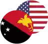Papua New Guinean Kina / United States Dollar Logo