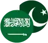 Saudi Riyal / Pakistani Rupee Logo