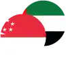 Singapore Dollar / United Arab Emirates Dirham Logo