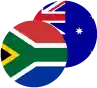 South African Rand/Australian Dollar Logo