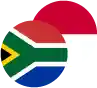 South African Rand / Indonesian Rupiah Logo