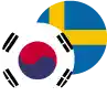South Korean Won / Swedish Krona Logo