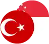 Turkish Lira / Singapore Dollar Logo
