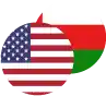 United States Dollar / Omani Rial Logo