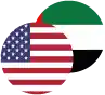 United States Dollar / United Arab Emirates Dirham Logo