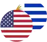 United States Dollar / Uruguayan Peso Logo